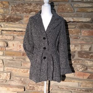 Jou Jou Black & White Coat
